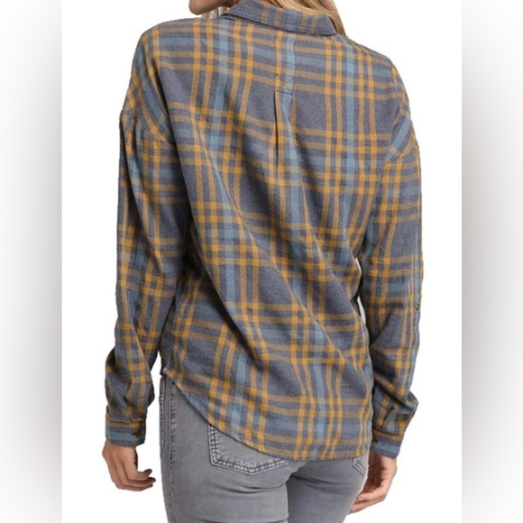 NEW PrAna Organic Cotton Long-Sleeved Lightweight Flannel - Size Medium - Picture 2 of 5